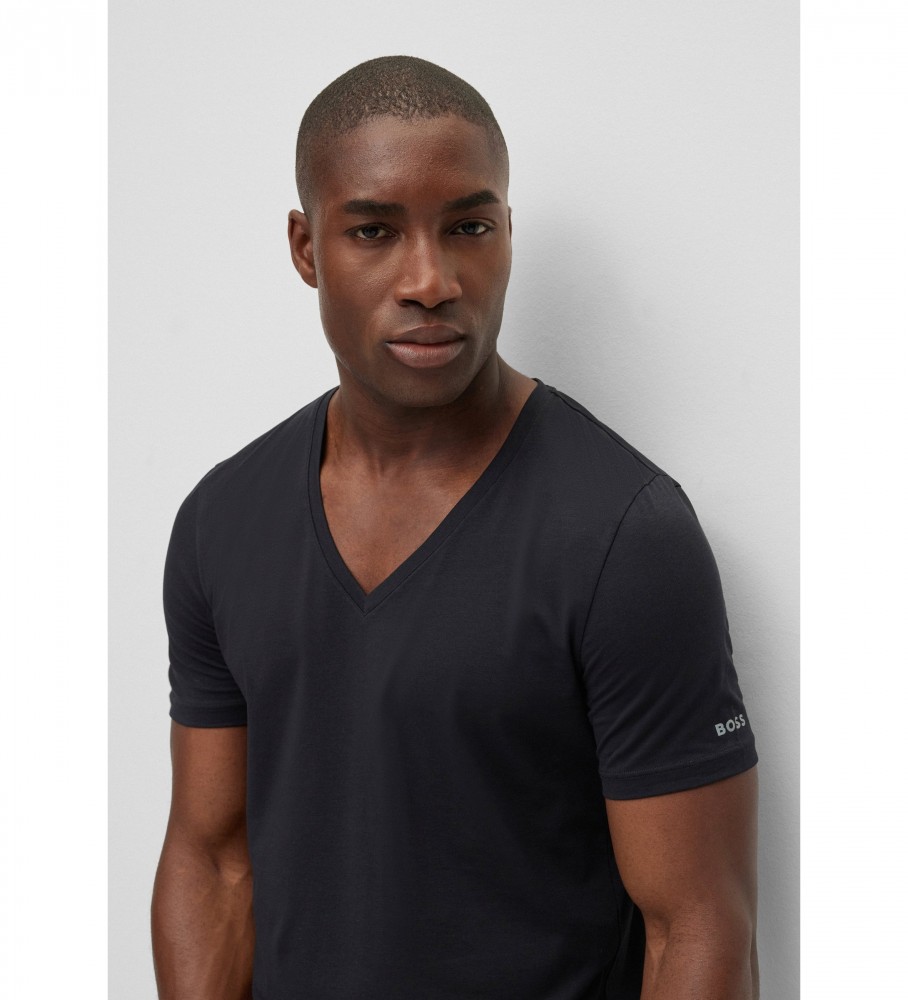 Camiseta BOSS VN Motion, preta
