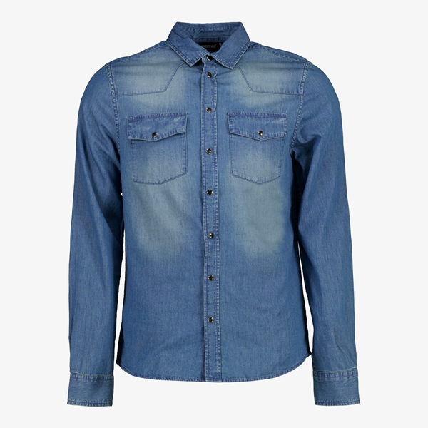 Unsigned heren denim overhemd