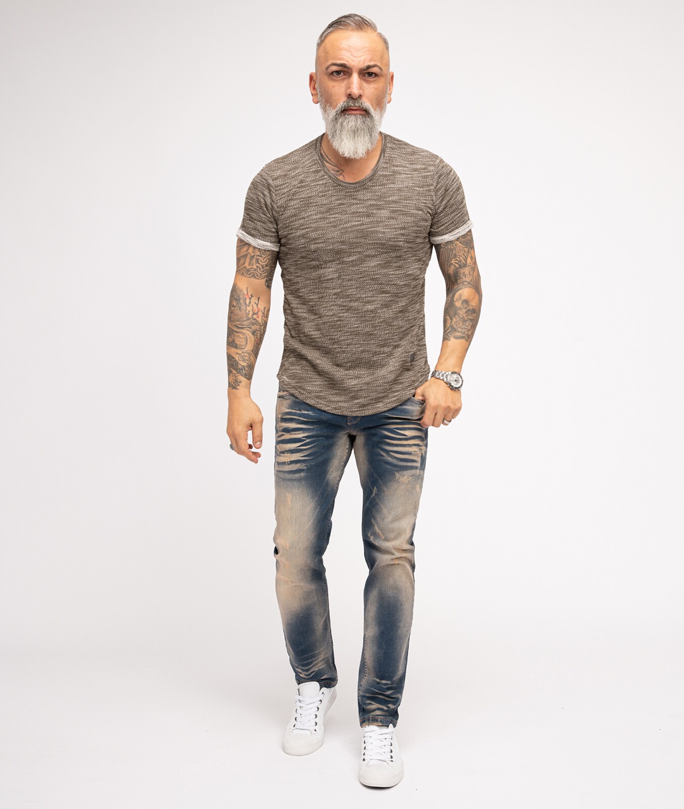 Rock Creek Jeans Regular Fit Laser-Effekt