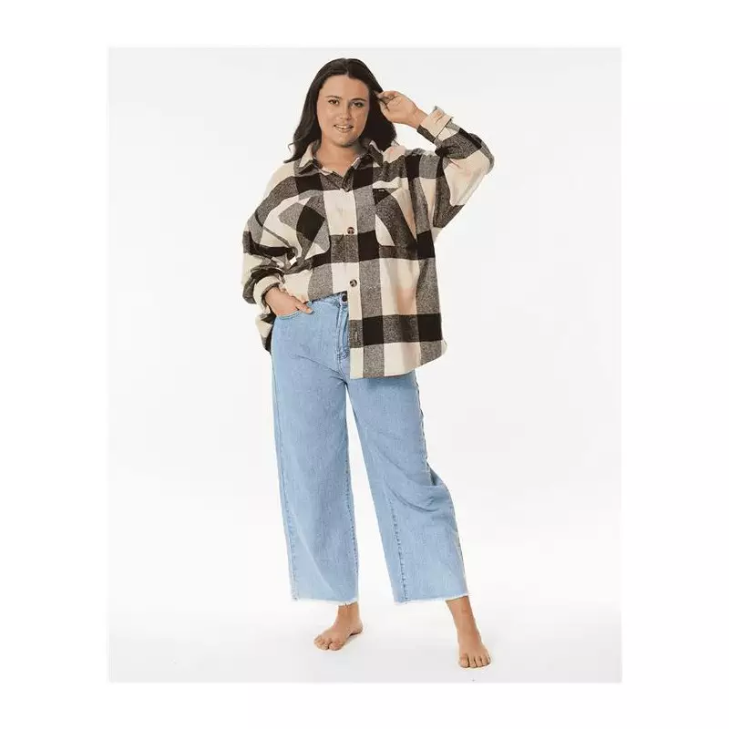 Chemise femme RIPCURL La Isla Flannel Shirt Black