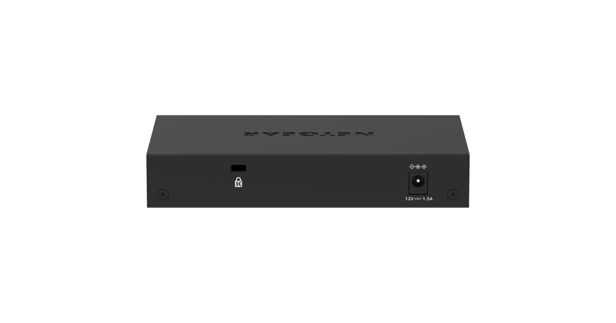 Netgear8-poorts Gigabit Ethernet Plus-switch (GS308Ev4)  (Zwart, Unmanaged)