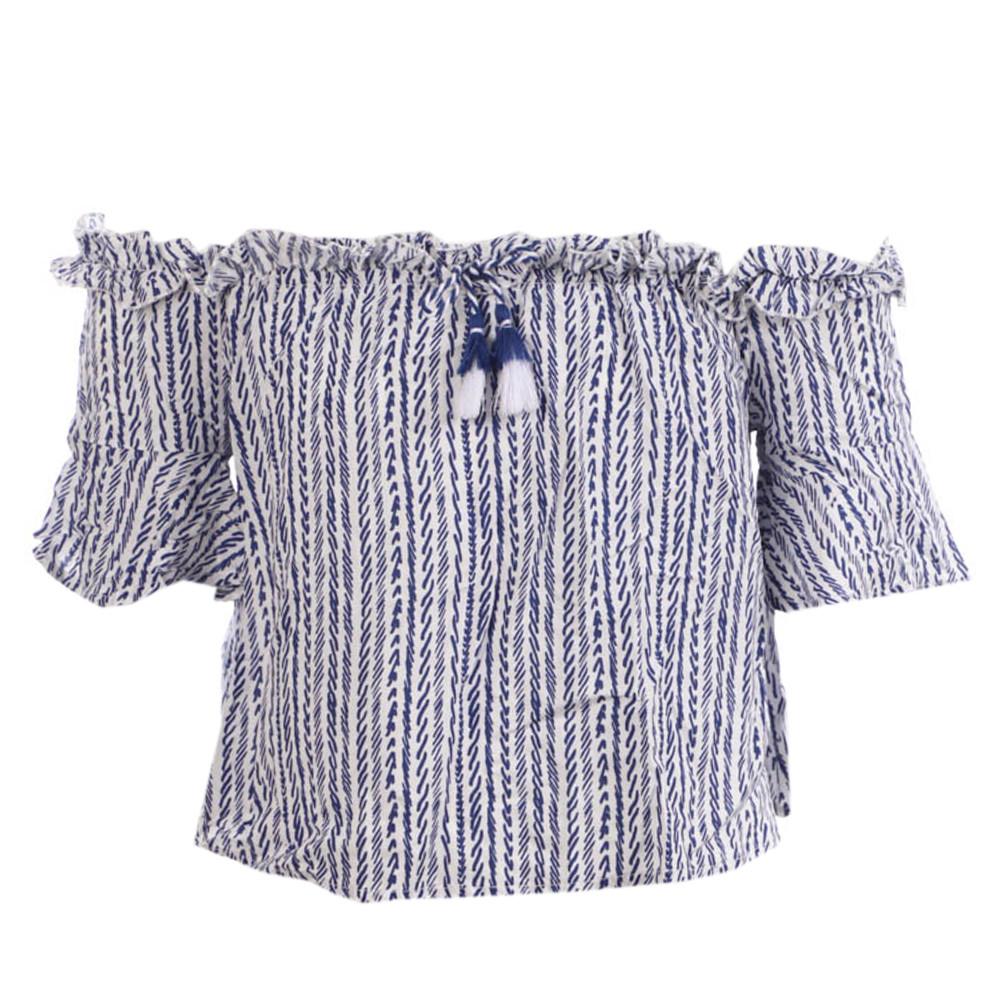 Teddy Smith Top Bleu/Blanc Fille Teddy Smith Taxo
