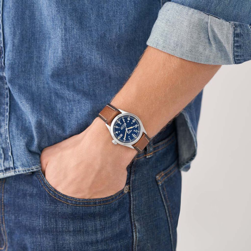 Montre Fossil Defender Bleu