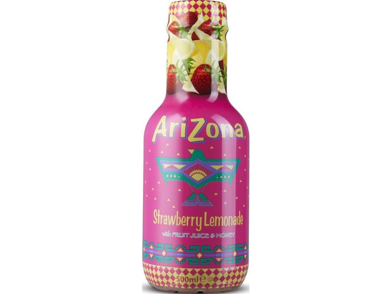 AriZona Strawberry Lemonade 6 x 0.5 l Erfrischungsgetränk mit Erdbeer- und Zitronengeschmack