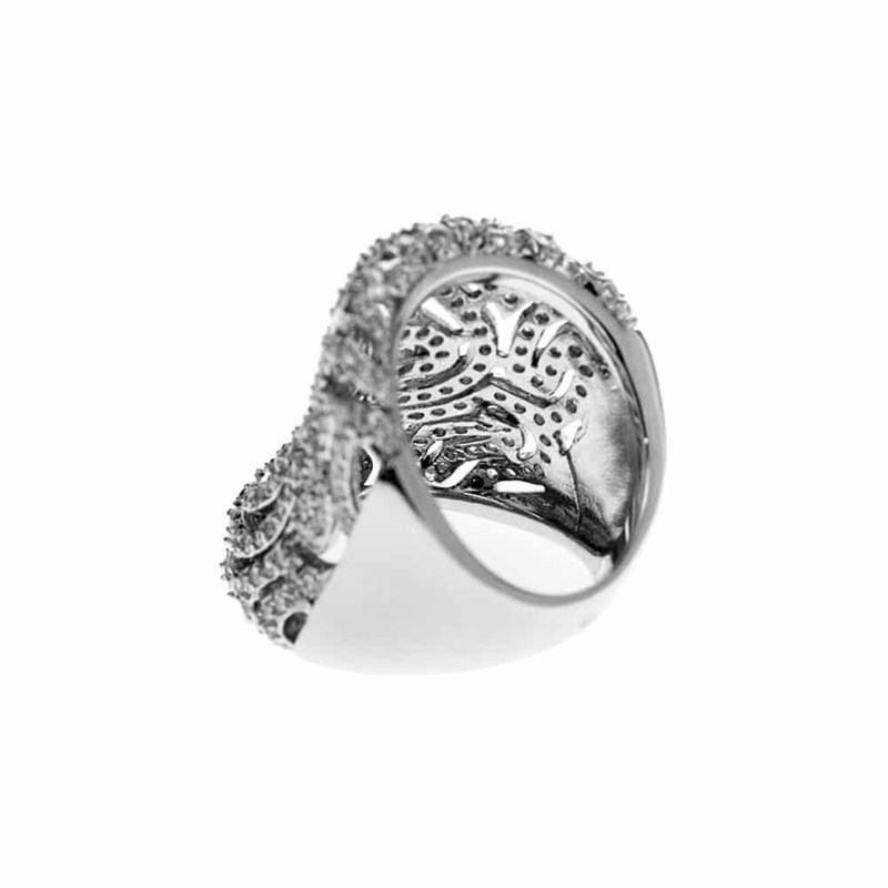 Bague Arabesque Femme Argent