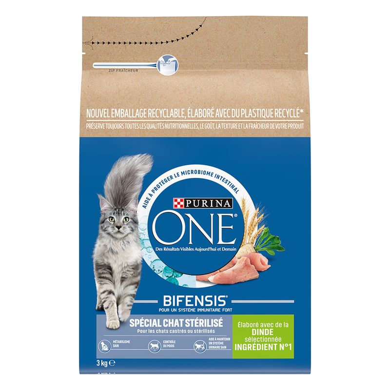Purina ONE Spécial Chat Stérilisé à la dinde
