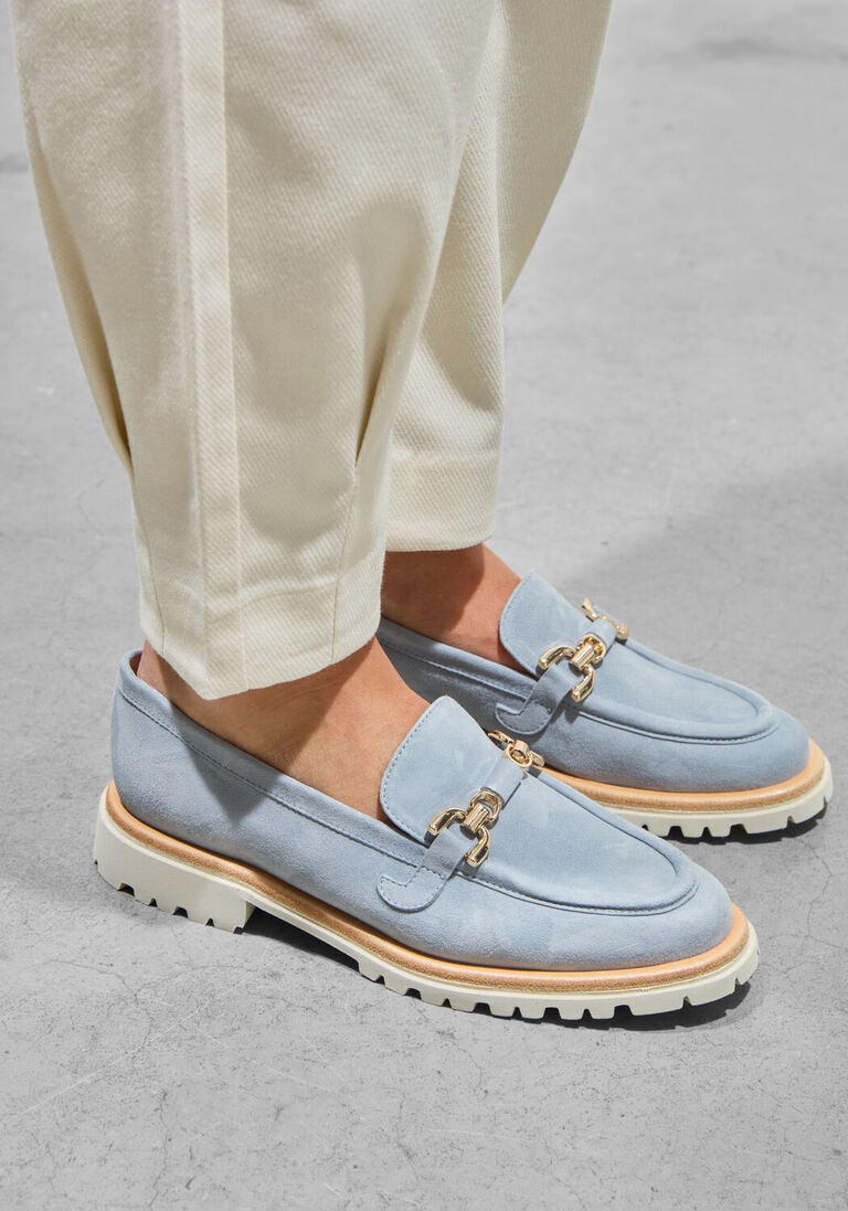 blauwe brunate loafers 11881