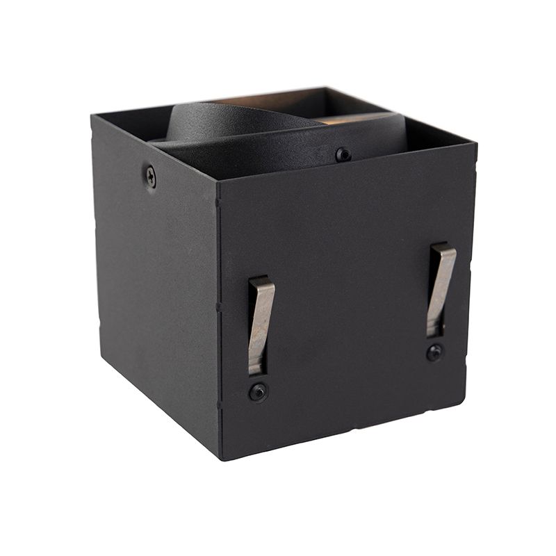 Inbouwspot zwart GU10 AR70 trimless - Oneon