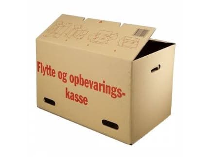 Flyttekasse 556x380x373 mm Senior 2-bølger - (10 stk.)