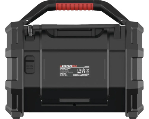 PerfecPro ROCKTAGON bouwplaatsradio met DAB+ en FM, Bluetooth, AUX-ingang en USB-ingang, OCT-18V