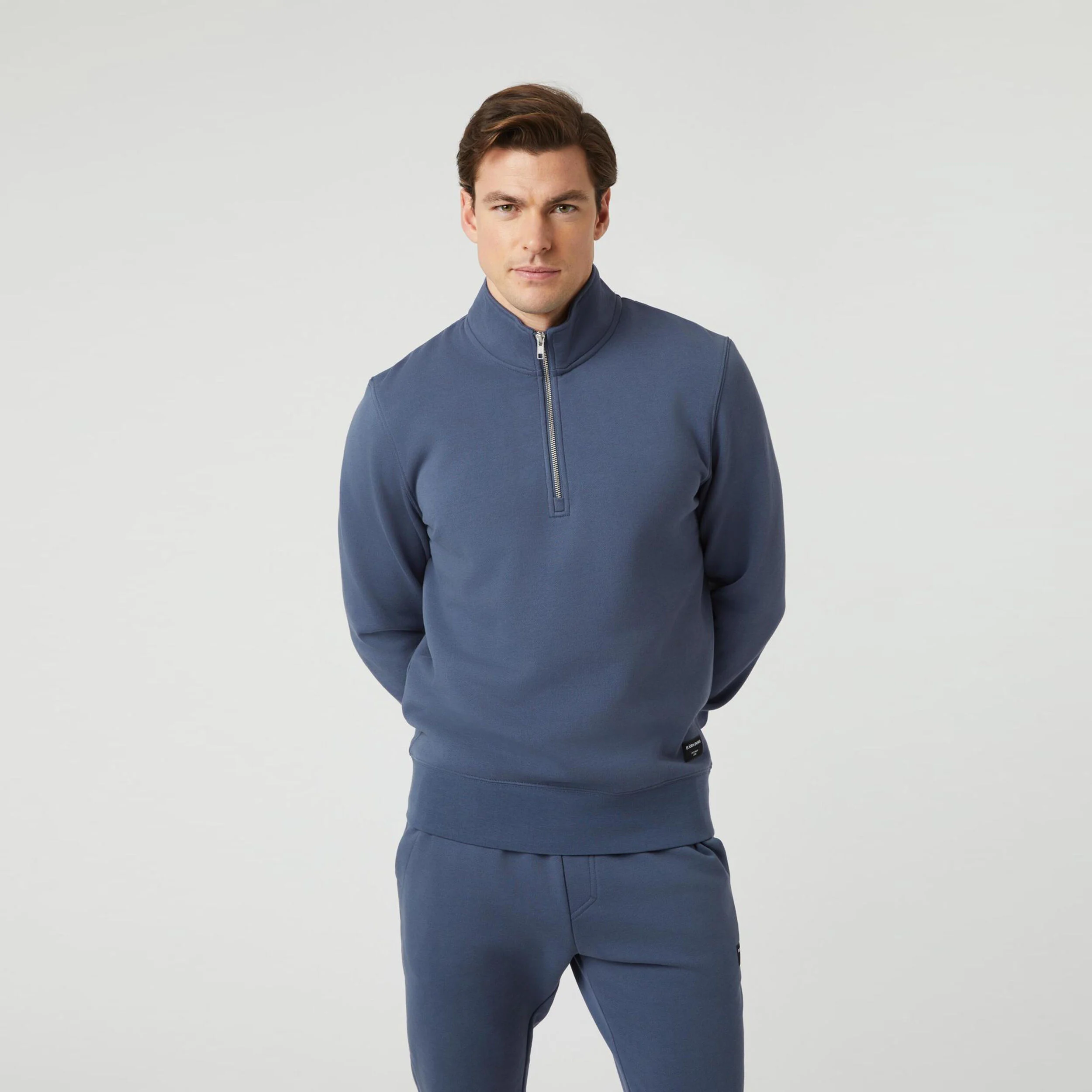 Björn Borg Centre Half Zip Sweat-shirt Hommes - Bleu