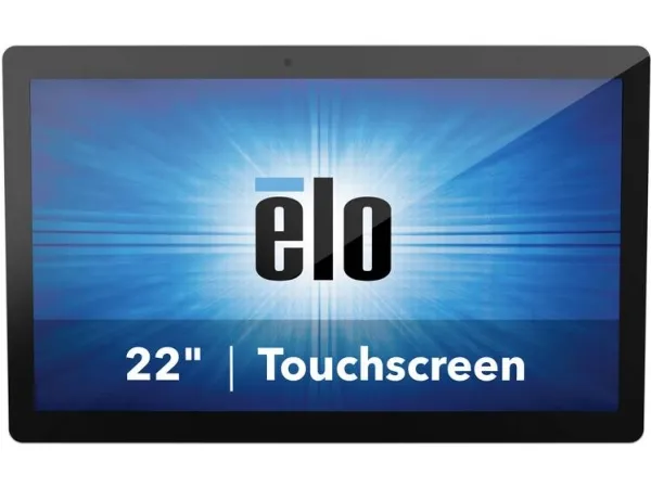 Elo I-Series 2.0 - Alt-i-én - Core i5 8500T / op til 3.5 GHz - vPro - RAM 8 GB - SSD 128 GB - UHD Graphics 630 - Gigabit Ethernet - 802.11a/b/g/n/ac, Bluetooth 5.0 - Windows 10 - skærm: LED 21.5