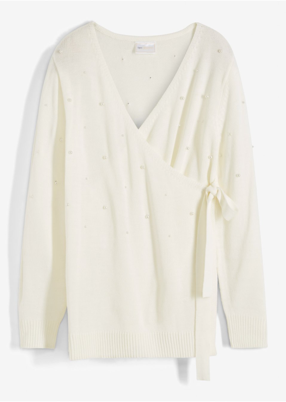 Gilet en maille cache-cœur