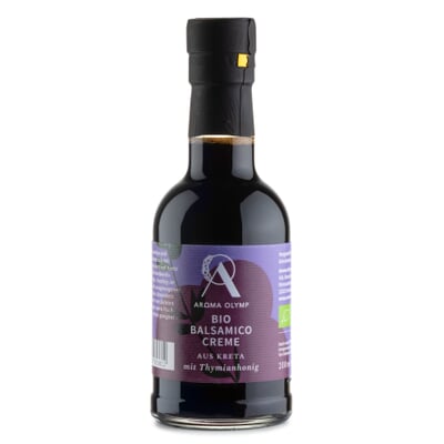 Bio-Balsamico-Creme mit Thymianhonig
