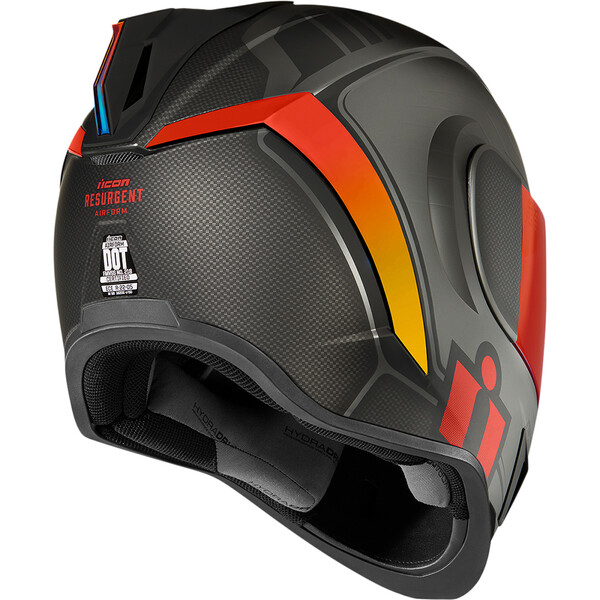Icon - Casque Airform Resurgent™ Noir / Rouge