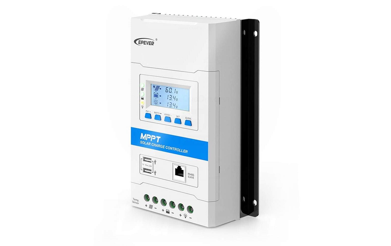 Solarladeregler Triron 2210N MPPT 100/20 mit 2xUSB<br>Solarstrom-Laderegler