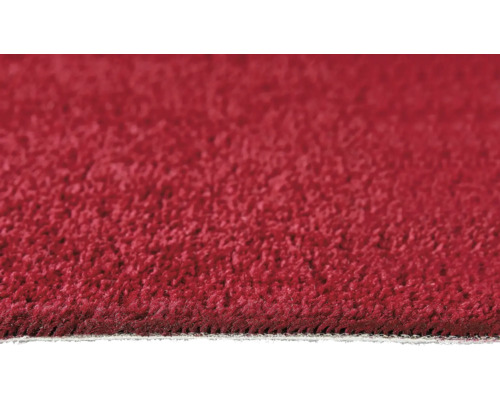 Velours tapijt Ines rood 400 cm breed (per meter verkocht)