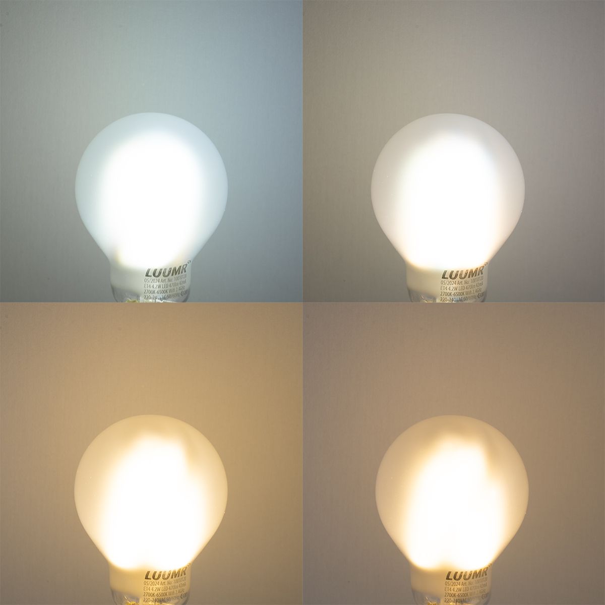 Smart plafondspot goud met opaal glas 4-lichts verstelbaar incl. 4 Wifi P45 - Anouk