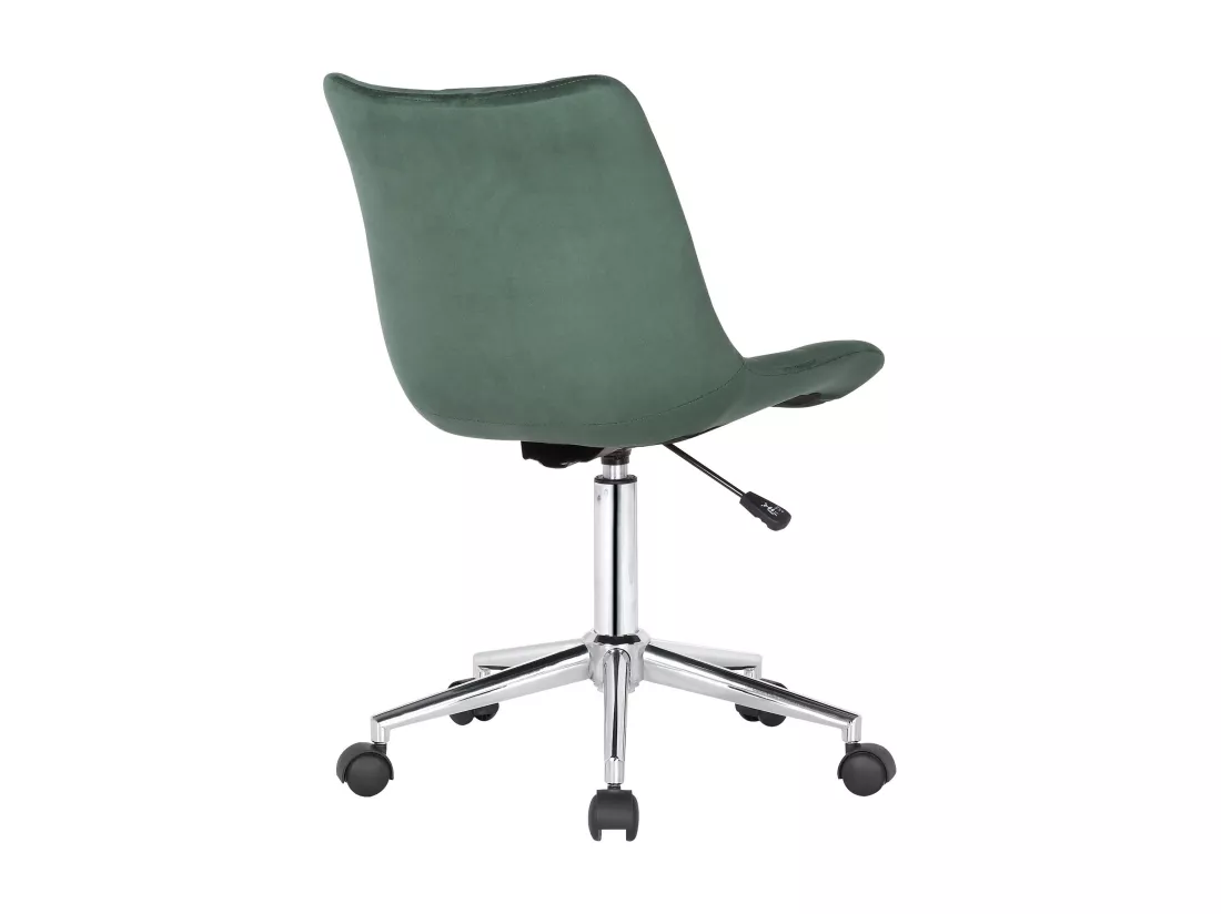 Chaise de bureau Medford - velours Vert81.00