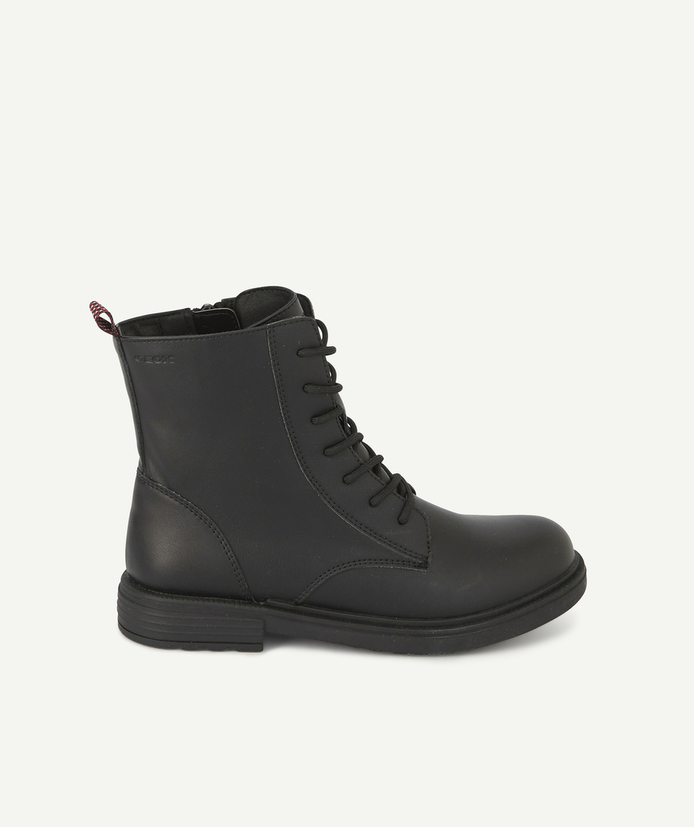 GEOXBOTTINES MONTANTES NOIRES FILLE AVEC LACETS