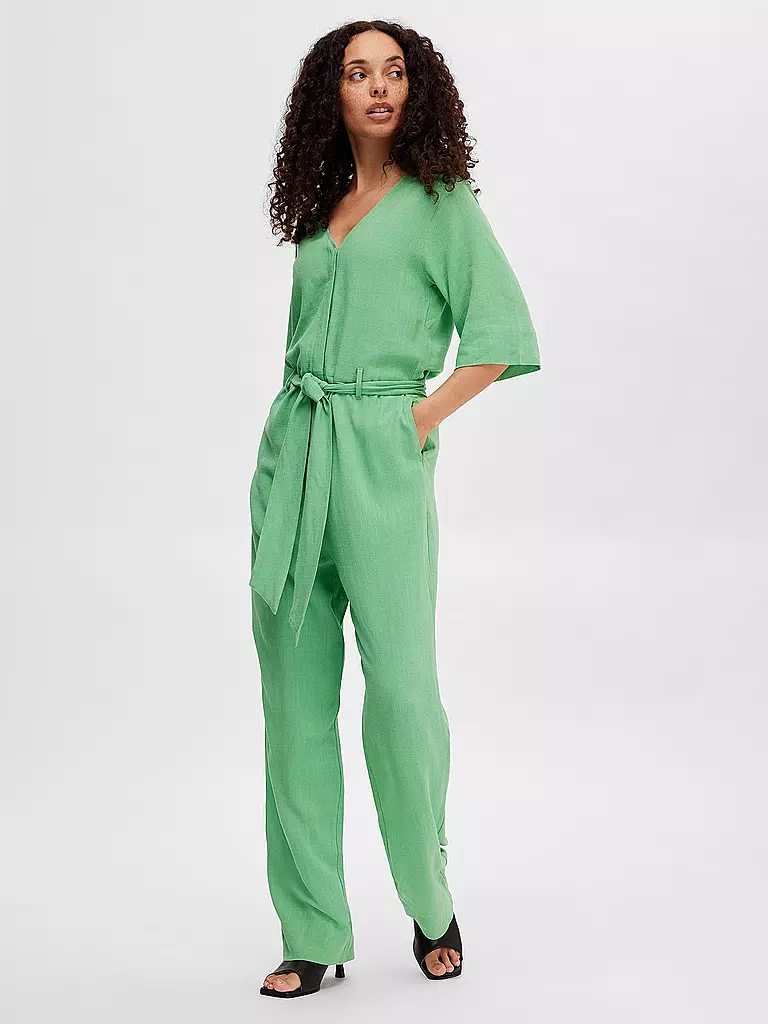 SELECTED FEMME Jumpsuit  SLFVIVA hellgrün