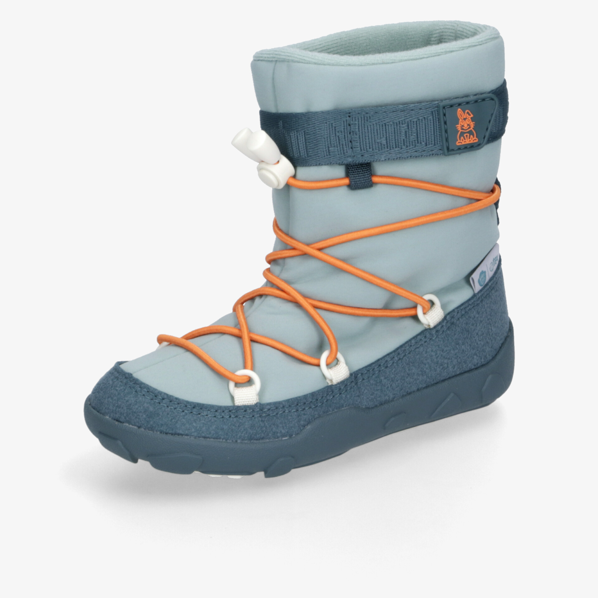 Affenzahn Kinder Klettstiefel Vegan Snowy Hase - Grün | reno.de