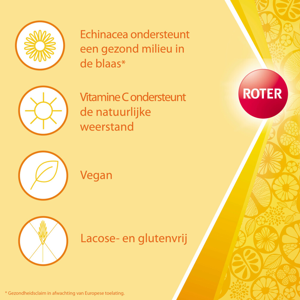2x Roter Cranberry Vitamine C en Echinacea 30 tabletten