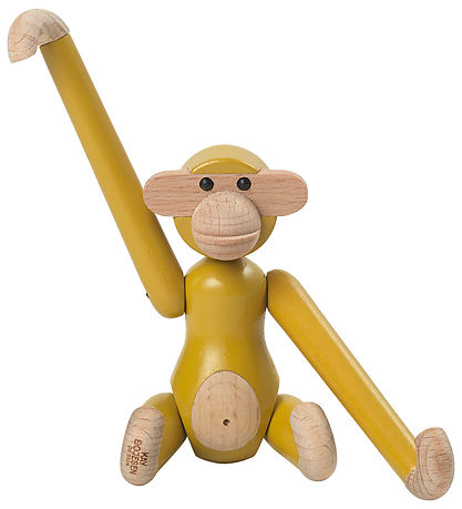 Kay Bojsen Tr?figur - Abe - Vintage - Mini - Gul