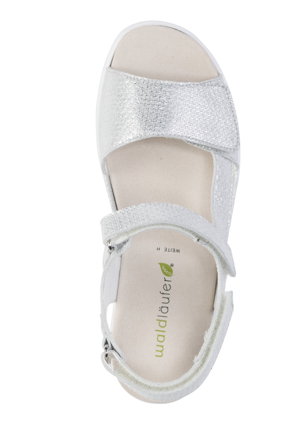 Waldläufer Sandalette mit effektvoller Prägung