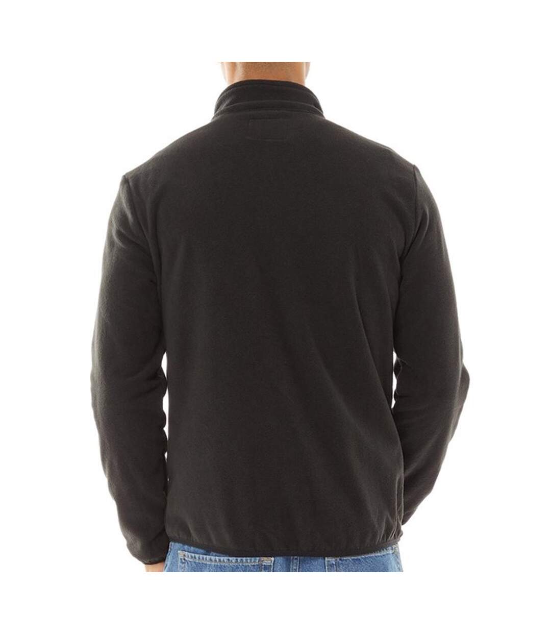 Veste Polaire Noire Homme Jack & Jones Hype Fleece Collar