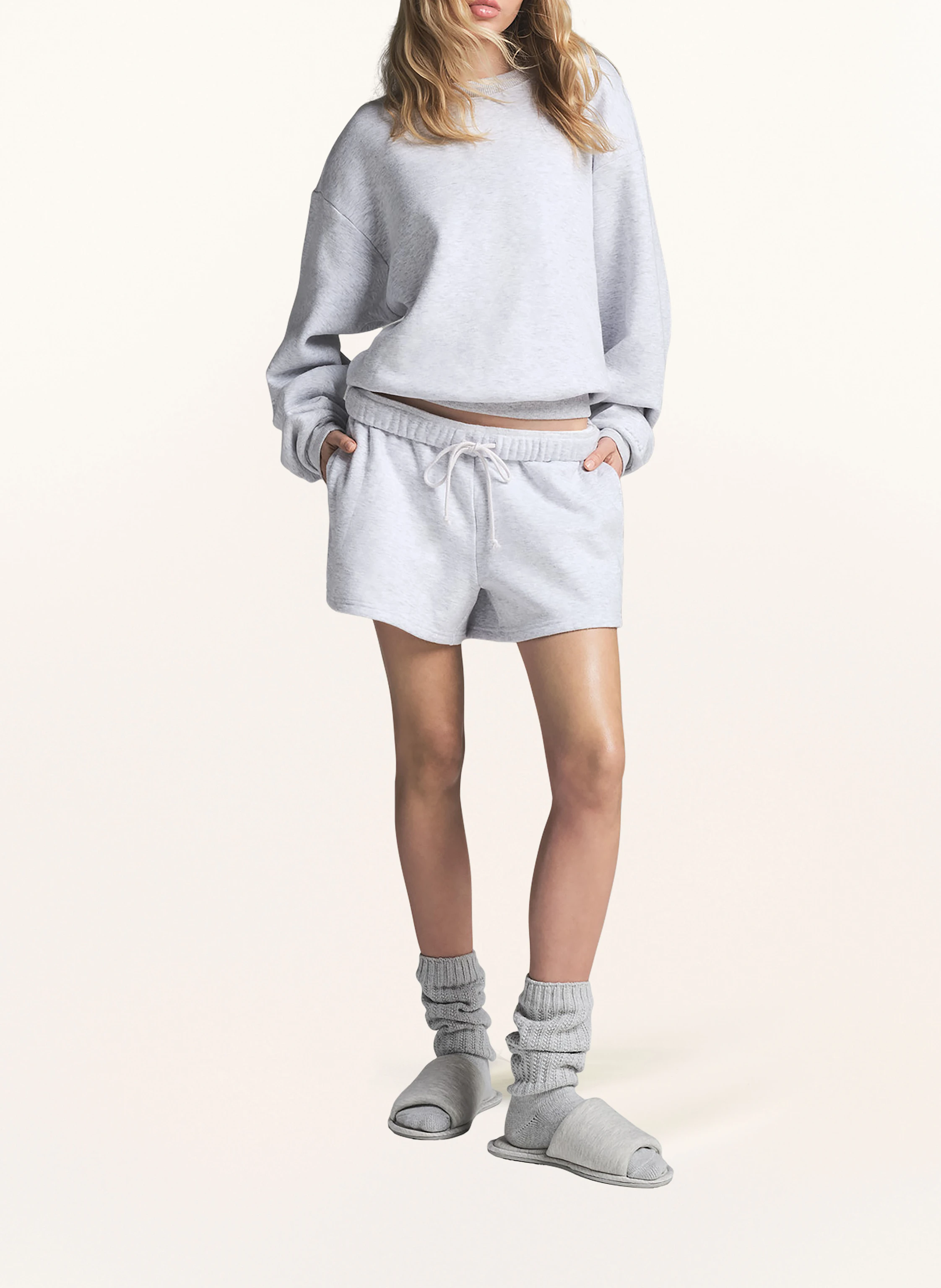 SKIMS Lounge-Sweatshirt COTTON FLEECE
