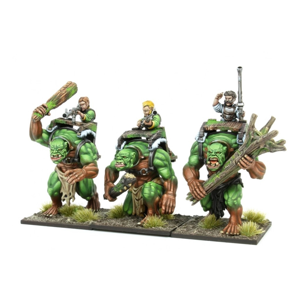 Kings of War - Kings of War Halfling Forest Troll Gunners Regiment