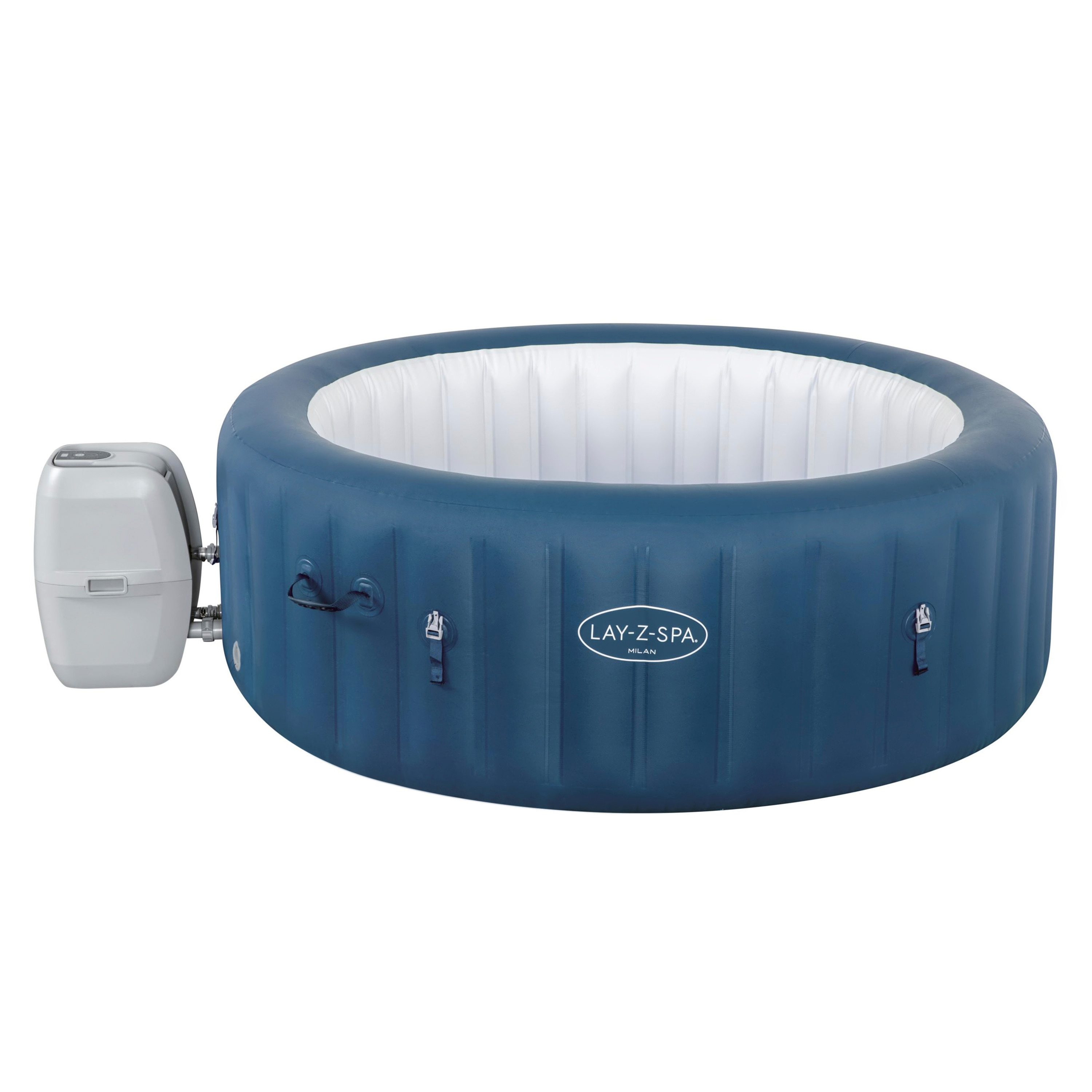 Bestway® LAY-Z-SPA® WLAN-Whirlpool Milan AirJet Plus™ Ø 196 x 71 cm, rund