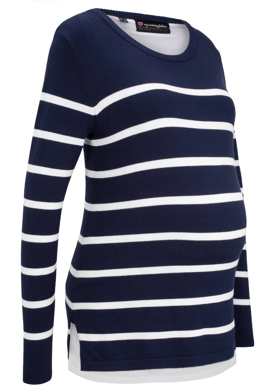 Pull de grossesse avec fonction allaitement
