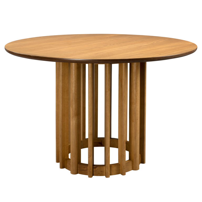 Dutchbone Barlet eettafel Ø120 eiken