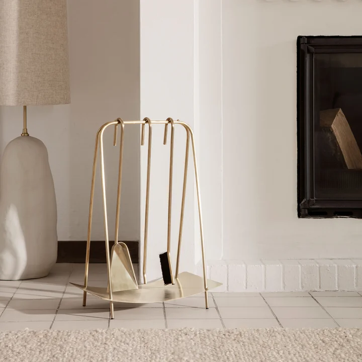 Ferm Living - Port Kaminbesteck, schwarz