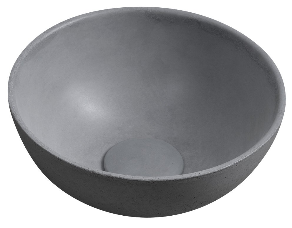 Sapho Minor toilet waskom beton 26cm grijs met houder rechts