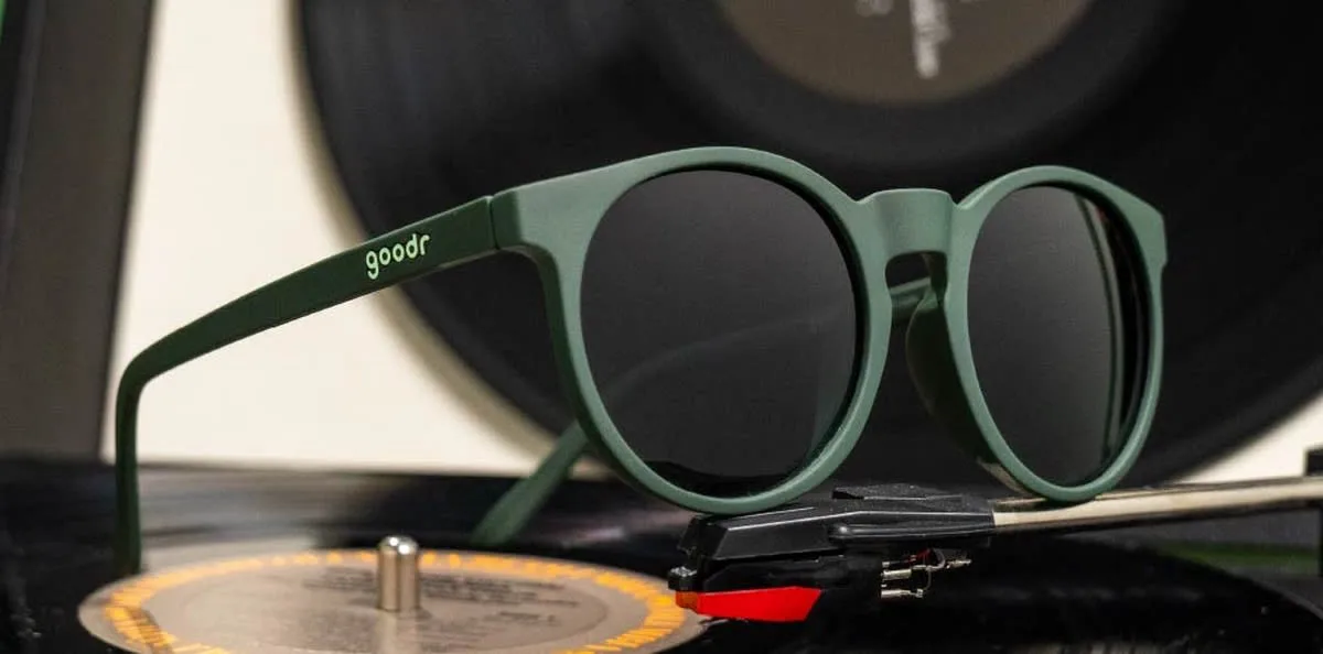 Goodr Sunglasses I Have These on Vinyl, Too Black