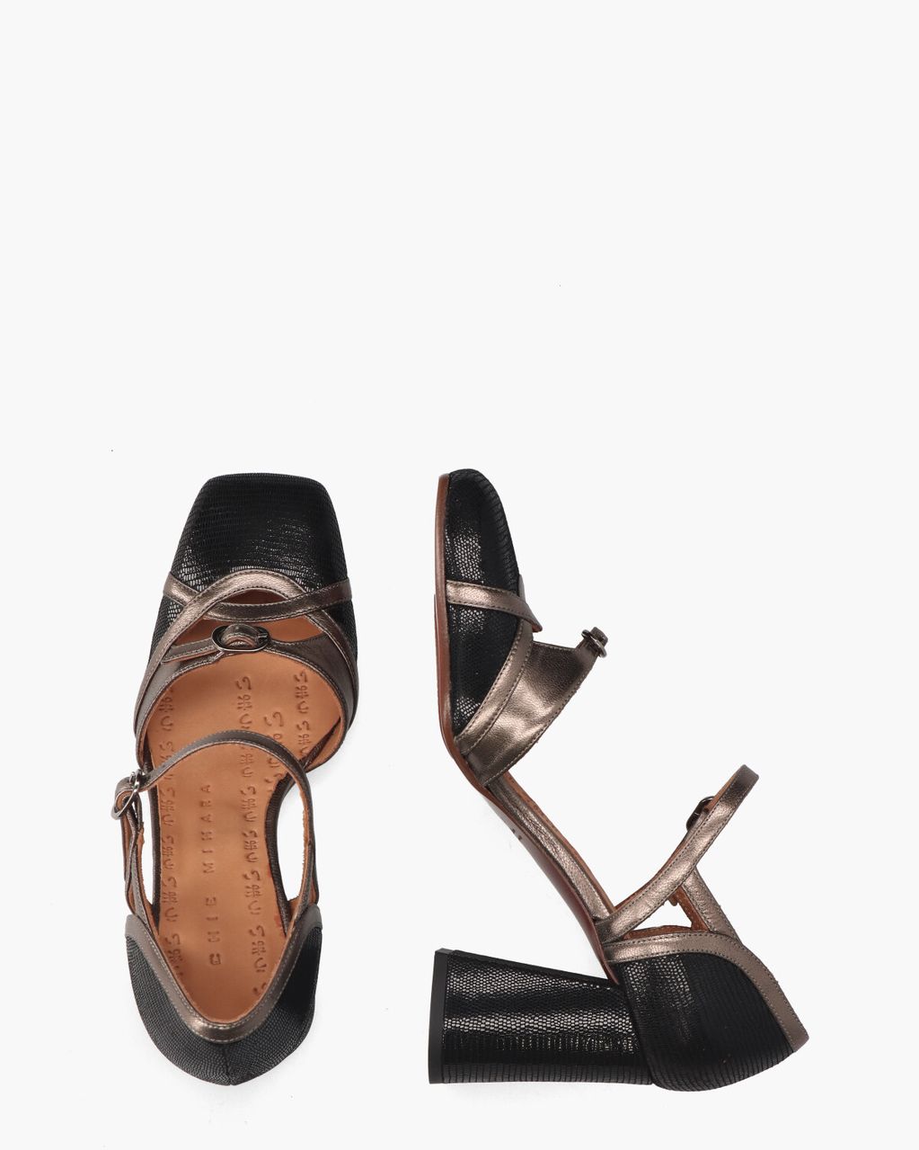 Chie Mihara Obindi Zwart/Brons Damespumps