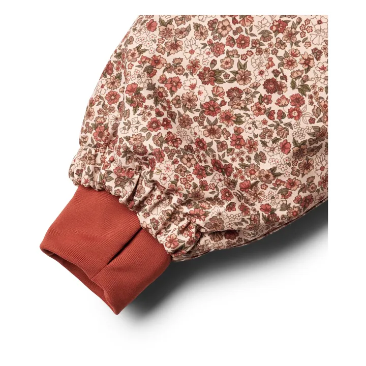 Wheat Combinaison de Ski Fleurie Matières Recyclées Moe Tech | Rose