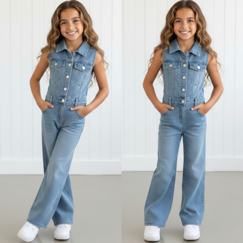 Blue Skies Denim Jumpsuit