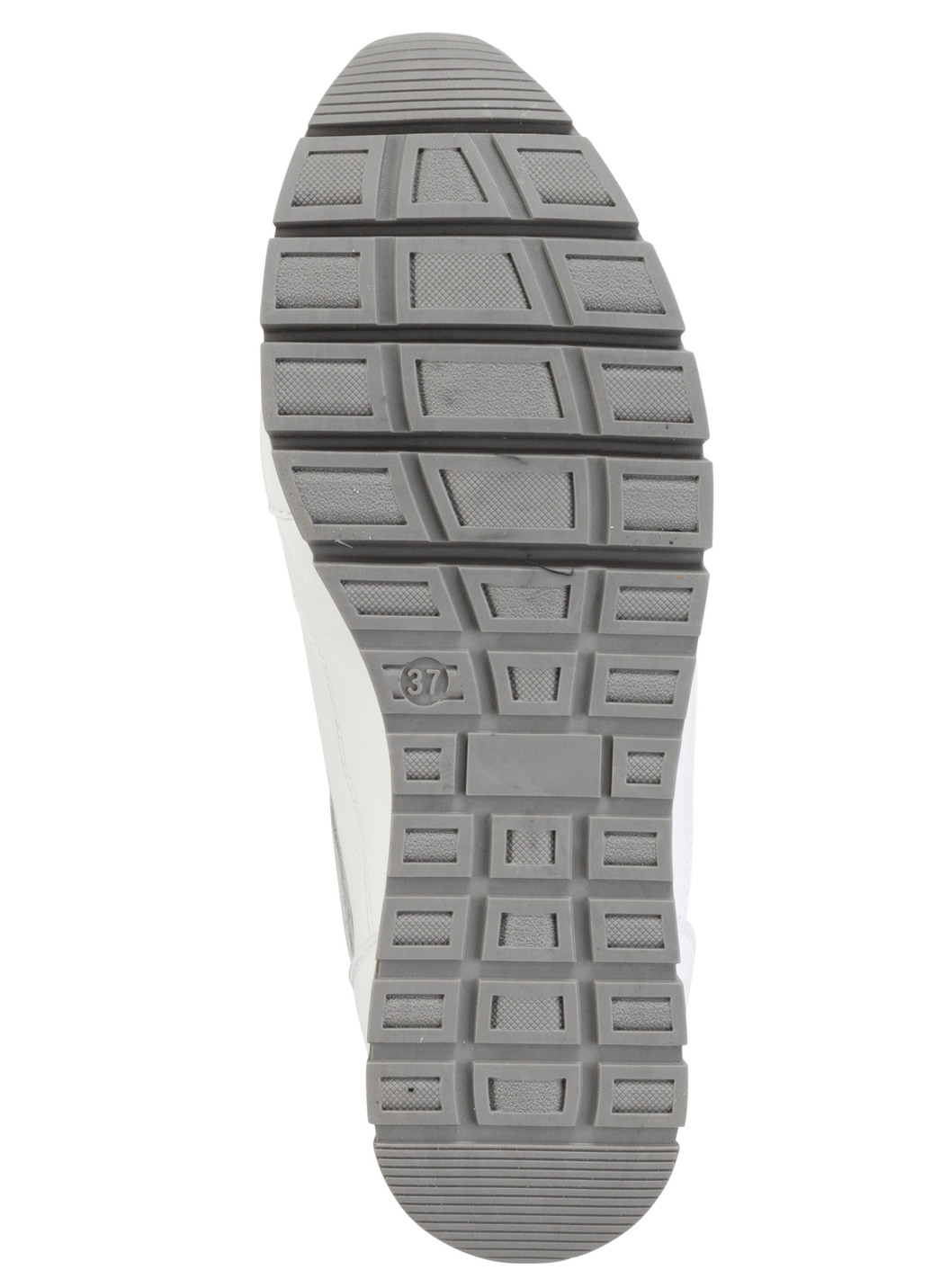 ELENA EDEN Sneaker aus Nappaleder und silbergrau geprägtem Veloursleder