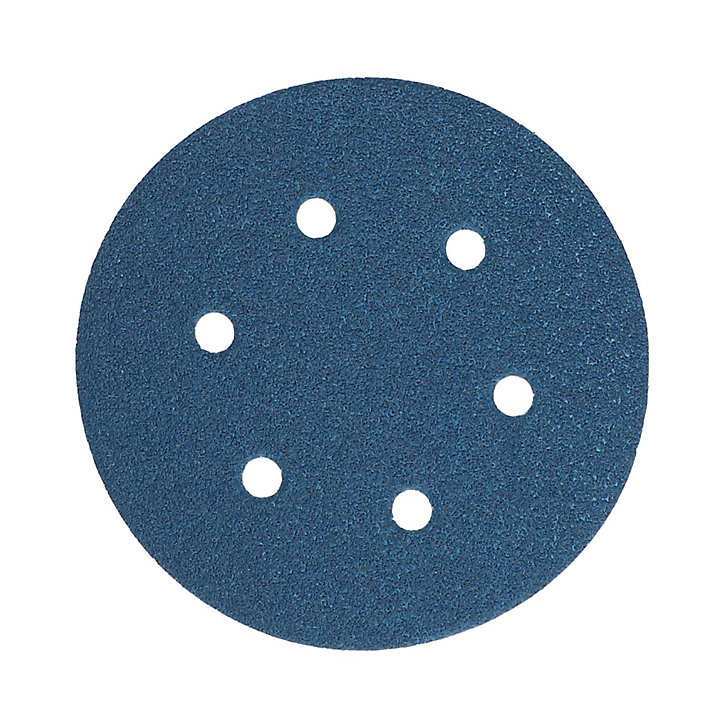 Abrasif pour ponceuse excentrique Norton ø 150 mm, Grain 120 - 5 pièces