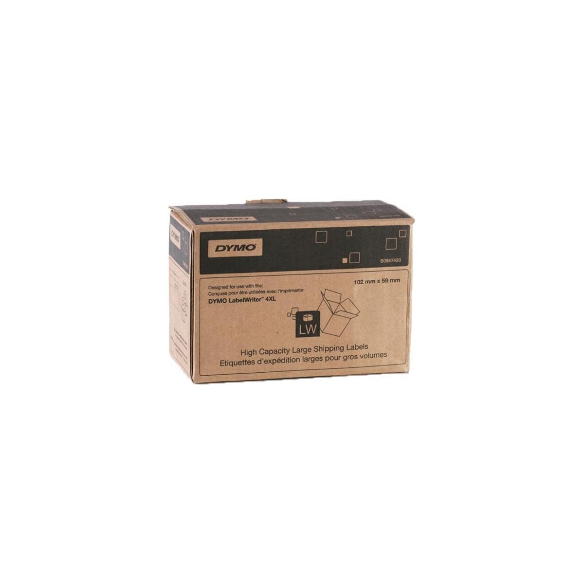 DYMO High Capacity Large Shipping 102x59mm (2 rolls)