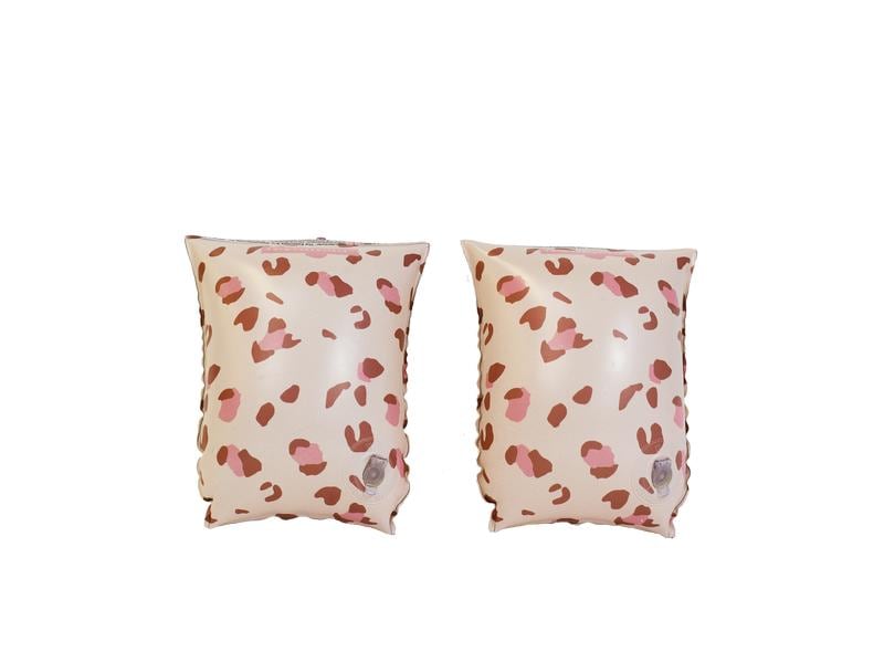 Swim Essentials Schwimmflügel 2-6 Jahre Leopard Old Pink Swimming Armbands für Kinder