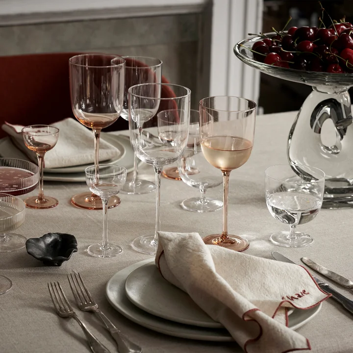 Ferm Living - Host Likörglas, blush (4er-Set)