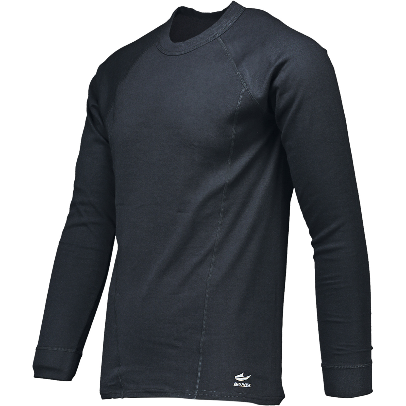 Brunex Herren-Thermoshirt Double Layer L, schwarz