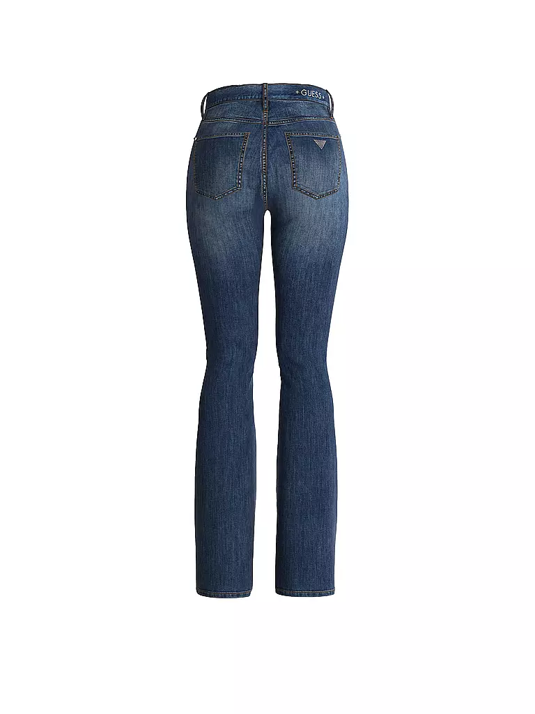 GUESS Highwaist Jeans Bootcut Fit dunkelblau