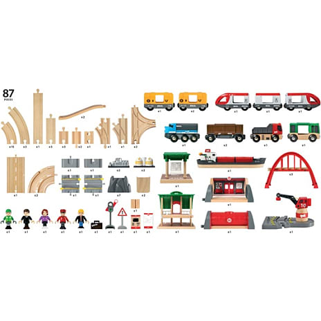 BRIO 33052 Togbane, deluxe sæt