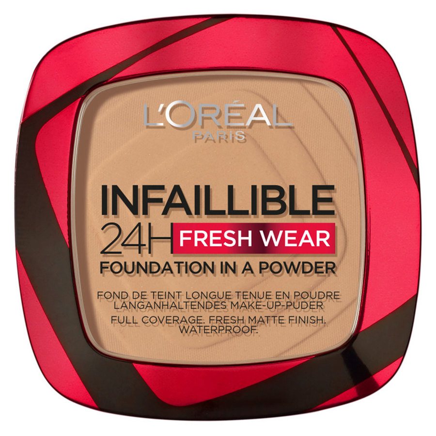 L'Oréal Paris Infaillible 24H Fresh Wear Foundation In A Powder 300 Amber 9g